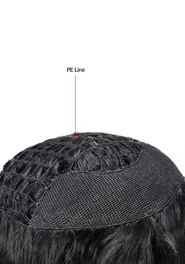 Peluca para Mujer de Integración Capilar y Voluminizador con Línea de Red. transpirable en oferta
