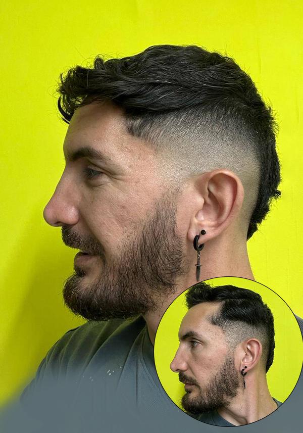 Prótesis capilar tipo Parche para Pérdida de Cabello en las Sienes (2 pzas) - Realistas y de Fácil Colocación