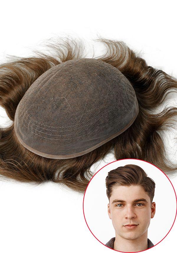 Prótesis Capilar de Monofilamento Durable con Cabello Natural