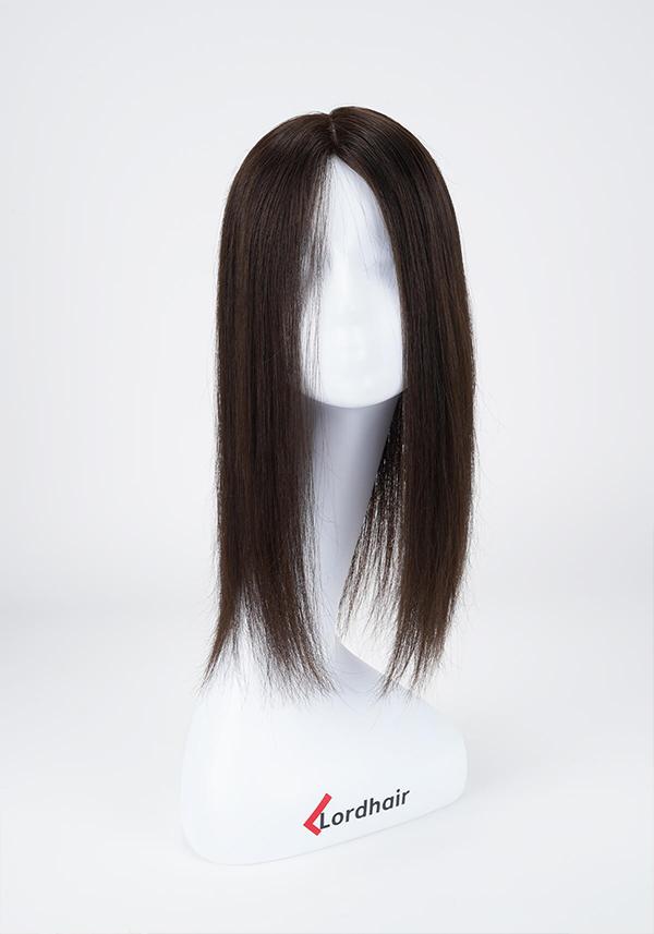 Peluca moderna para mujer de cabello largo tipo remy realista y cómodo de usar