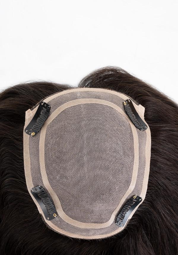 Peluca para Mujer de Monofilamento y Broches Altamente Durable en Oferta
