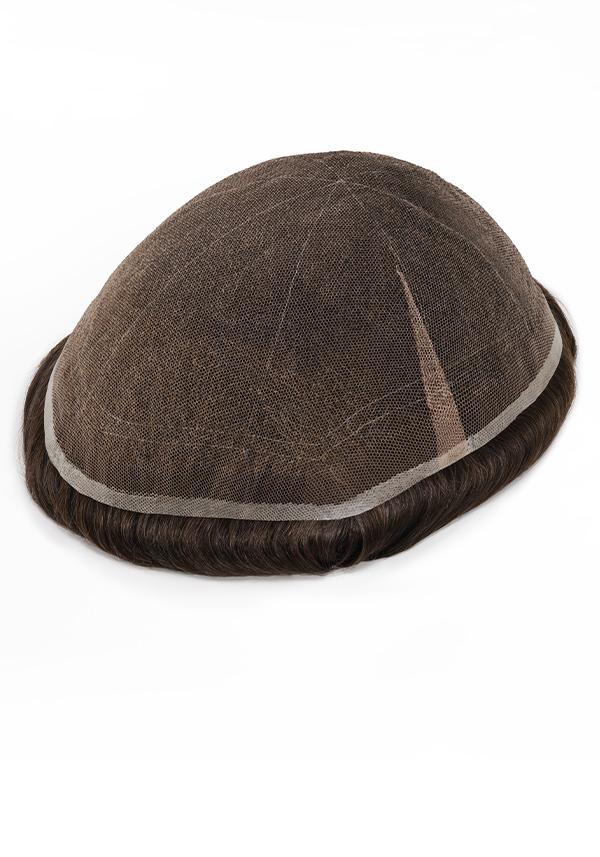 Champion - Densidad Especial - Prótesis Capilar para Hombre de Encaje Frances Completo. Densidad Baja de 90%