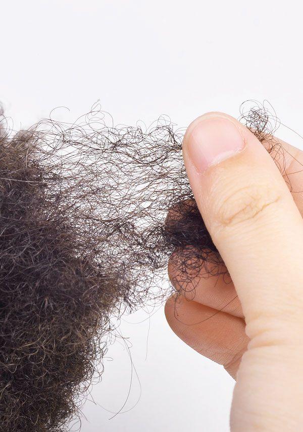 Peluca para hombre tipo Afro con cabello natural