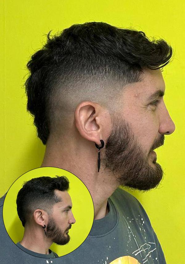 Peluca tipo Parche para Pérdida de Cabello en las Sienes (paquete con 2 pzas) 