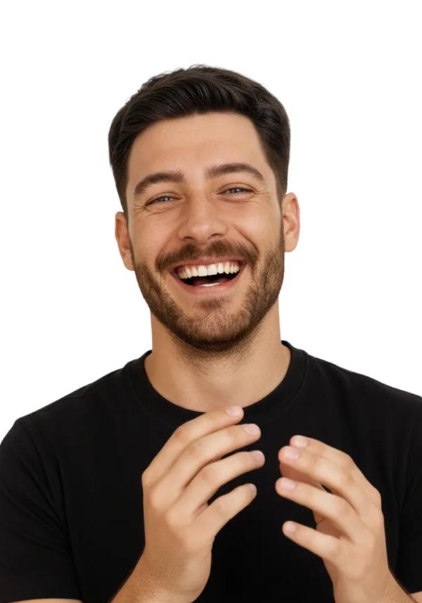 Prótesis capilar para hombre con cabello precortado de cabello natural y realista