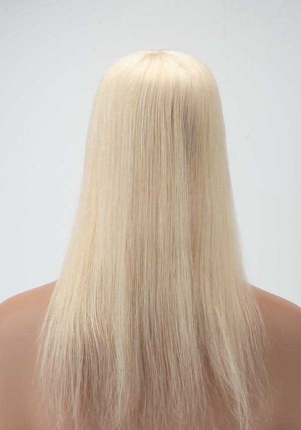 Peluca para Mujer de Monofilamento y Perímetro de Poliuretano con Broches con Cabello Remy Altmente Realista en oferta