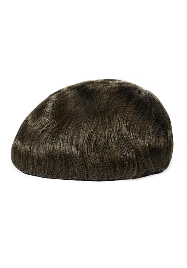 Prótesis capilar, para hombre, prótesis capilares de monofilamento super fino, peluca para hombre, cabello remy