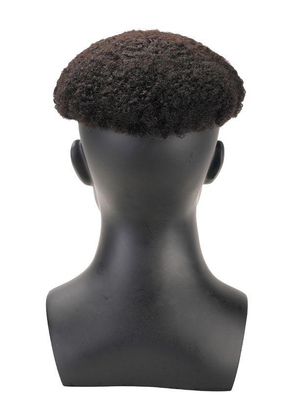 Tupé para hombre de cabello Afro indetectable y realista