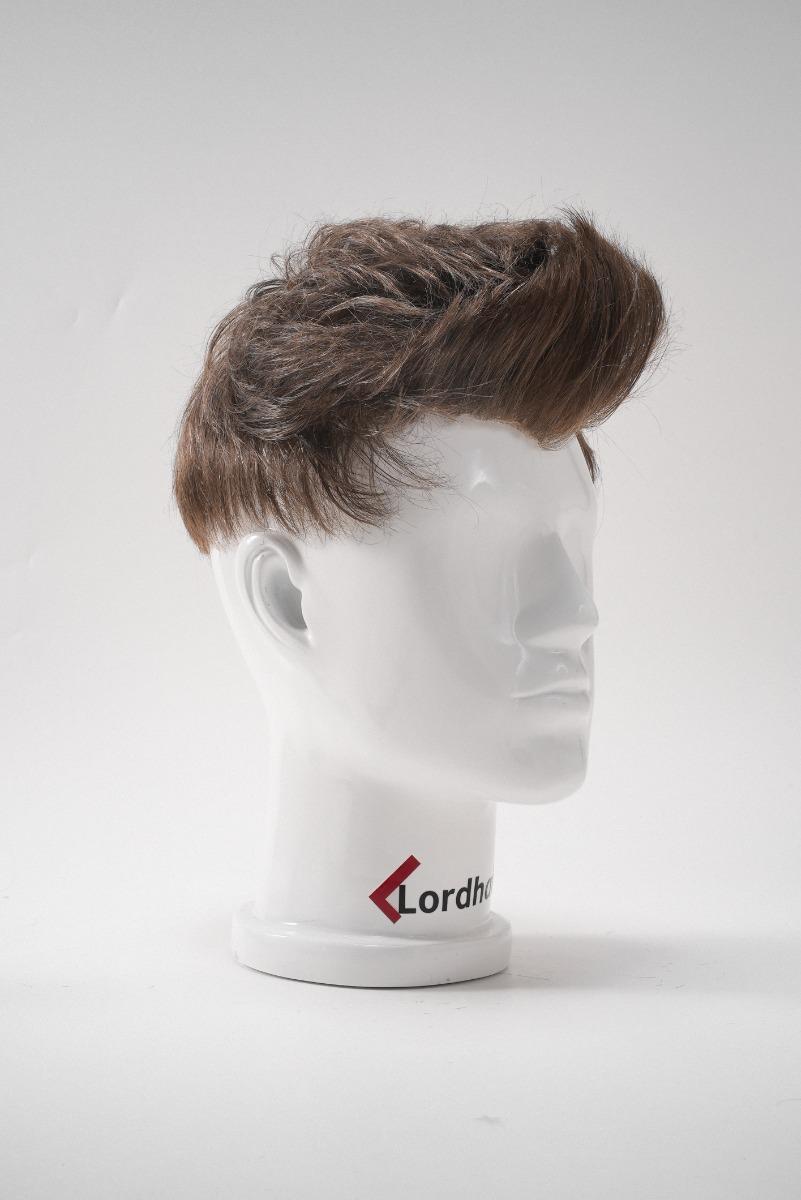 Prótesis Capilar para hombre precortado de cabello natural, fácil de colocar  y limpiar.