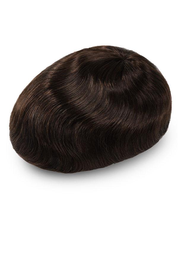 Tupé para hombre de Encaje Francés y Densidad Media Altamente Transpirable