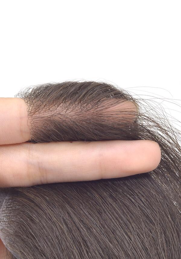 Protesis Capilar Frontal de Skin Super Delgado. Línea del Cabello Natural y Realista