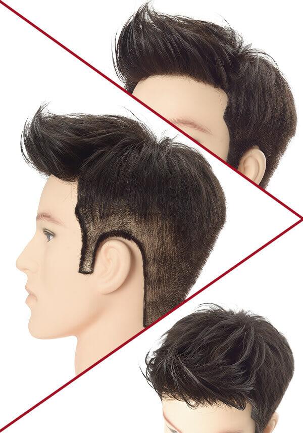 Servicio de corte y estilizado de cabello en pelucas y prótesis capilares