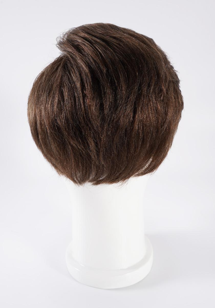 protesis capilar para hombre de skin super delgado con peinado de lado
