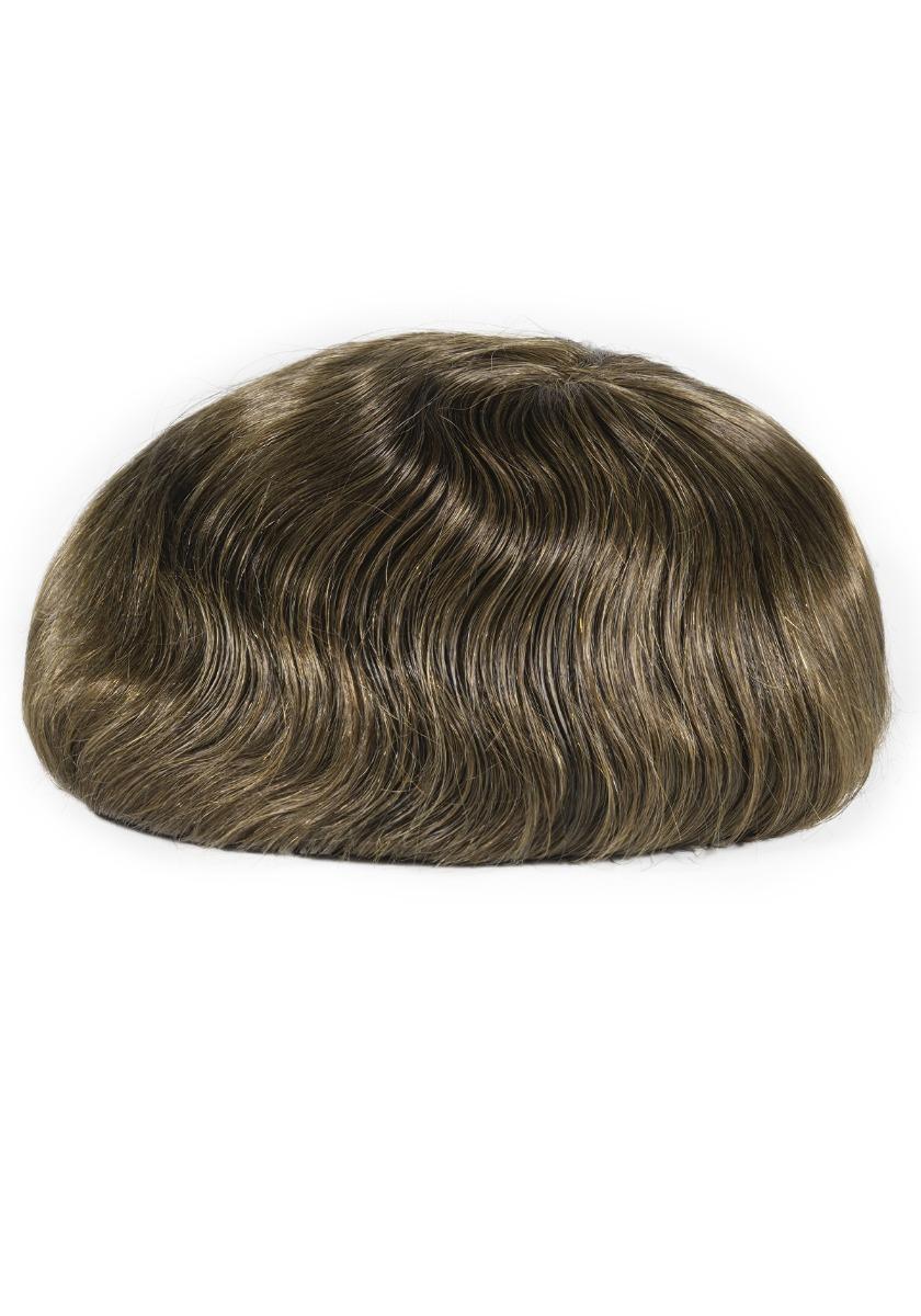 Prótesis capilar de skin para hombre de alta densidad de cabello