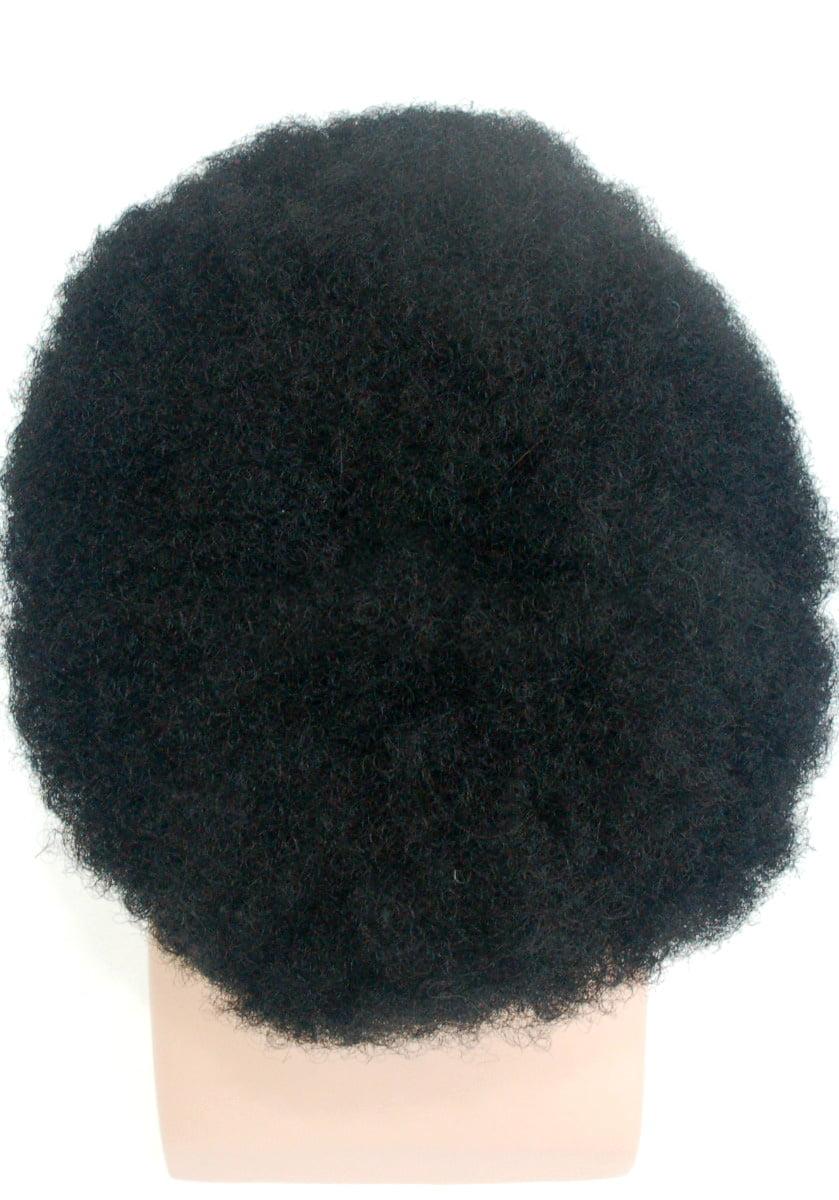 Prótesis Capilar Personalizada de Encaje Completo con Líneas de Costura y Cabello Afro. Durable y Realista