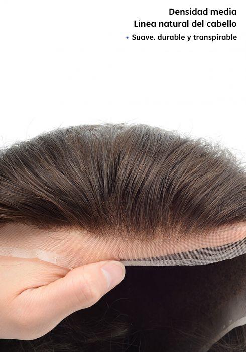 Prótesis Capilar para hombre de fácil colocación y transpirable