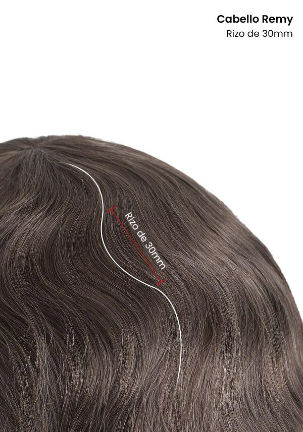 Sistema Capilar para Hombre de Skin y encaje frontal indetectable