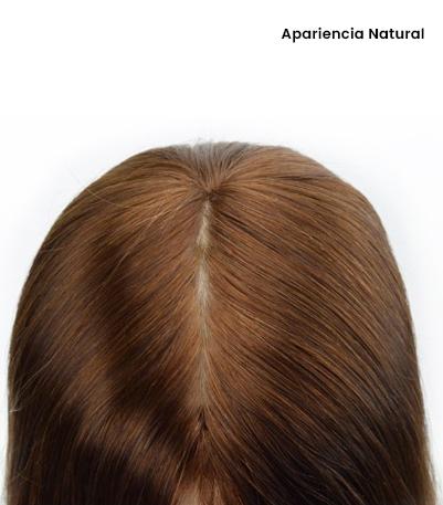 Peluca para Mujer Personalizada de Seda y Encaje Altamente Transpirable y de Apariencia Natural