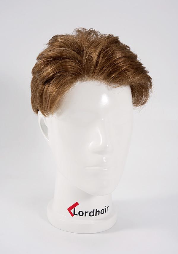Prótesis Capilar para hombre con cabello pre cortado y estilizado. Realista y con cabello natural