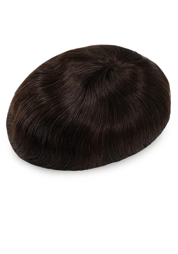 Tupé para hombre de cabello real y transpirable facil colocación