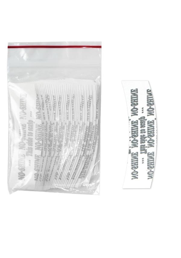 Cinta Adhesiva para Prótesis Capilares y Pelucas | Bandas Sin Brillo Contorno Tipo C