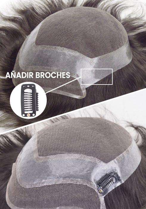 Servicio de colocación de broches ó clips especiales para prótesis capilares y pelucas