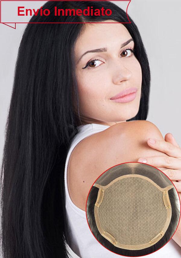 Prótesis Capilar de Silk Top para Mujer