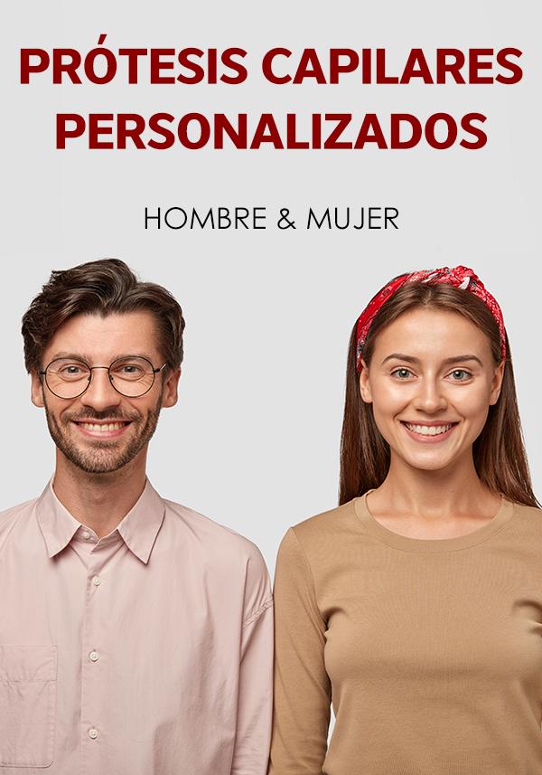 Solicitar y comprar una prótesis capilar ó peluca de cabello real personalizada ó a la medida