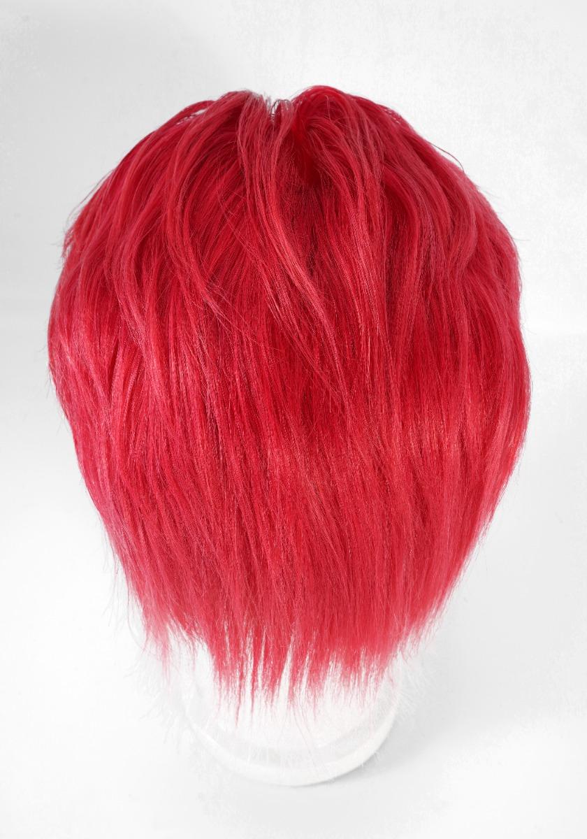 Prótesis capilar de halloween para hombre elaborado a mano con cabello real