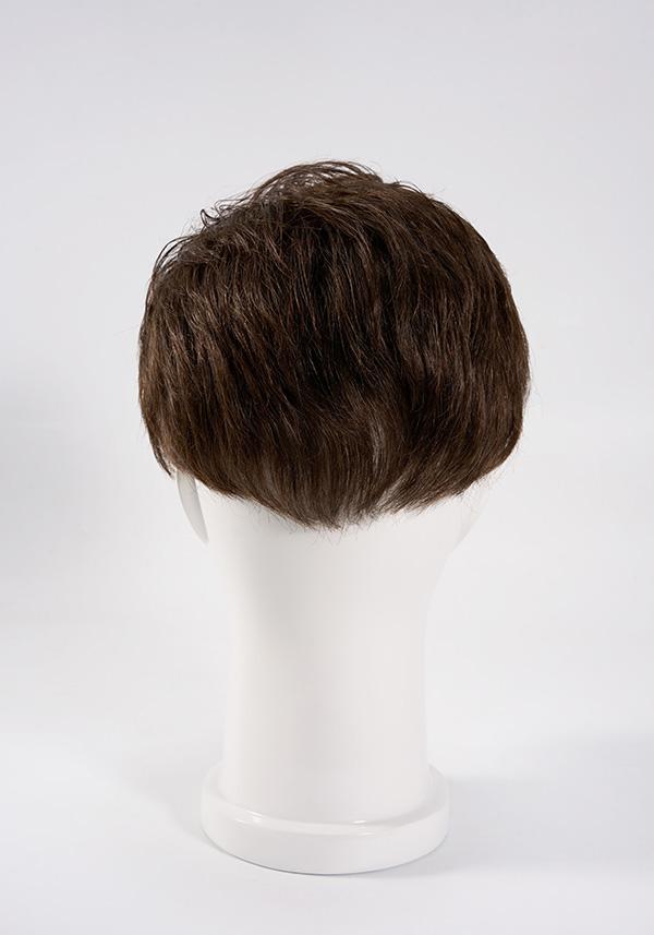 Prótesis Capilar para hombre con cabello estilizado y listo para usar. Elaborado con cabello natural