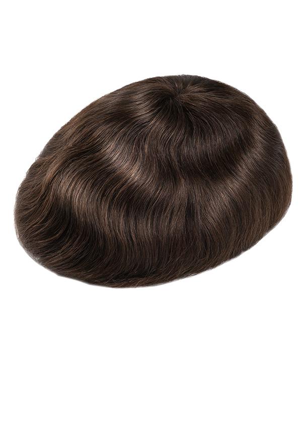 Prótesis Capilar de Skin Super Delgado de 0.06mm y Cabello V-looped de Apariencia Natural