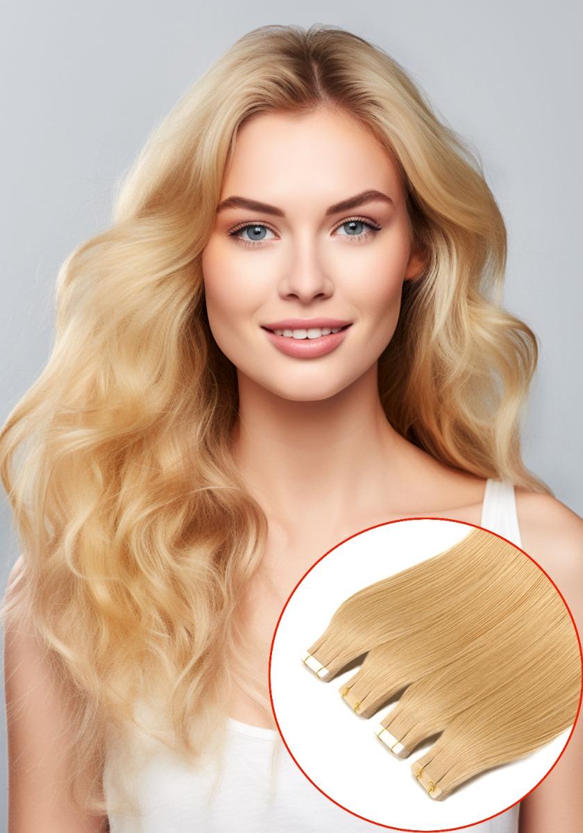 Extensiones de cabello Remy Adhesivas para mujer (100 g)