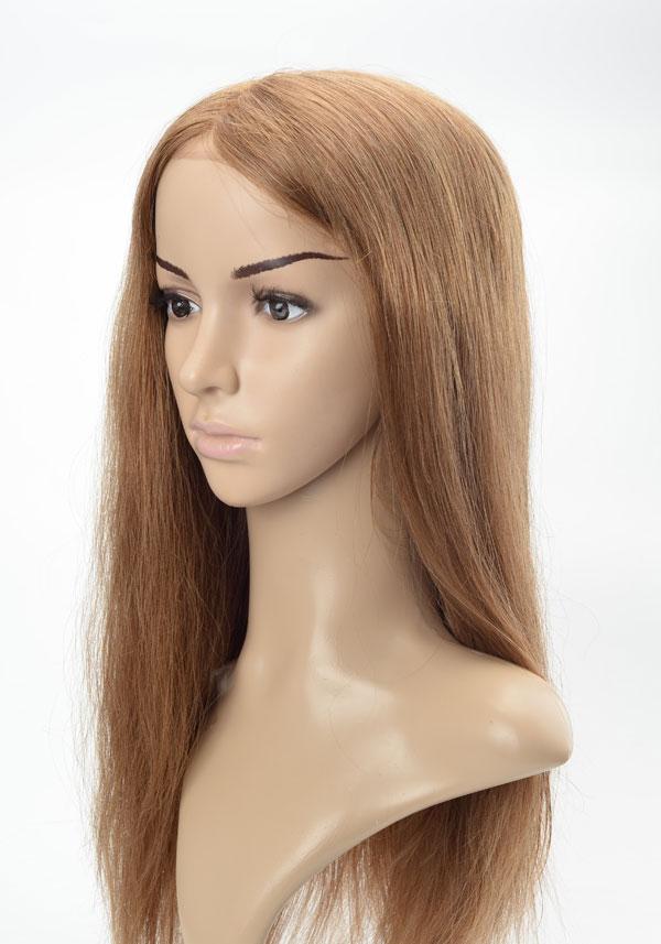 Peluca para Mujer Personalizada de Encaje  con Perímetro de Skin Altamente Durable