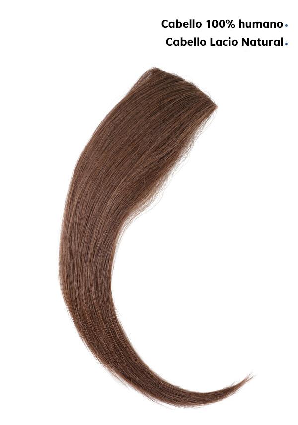 Peluca para Mujer con Cabello Remy y Superficie de Seda tipo Topper. Cómoda de Usar con Cabello 100% humano - en Oferta
