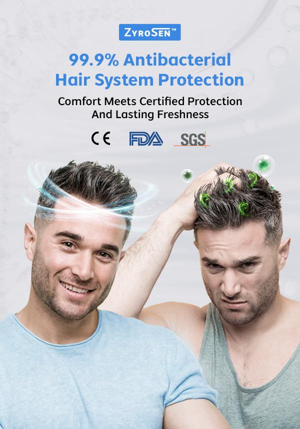 Prótesis Capilar Antibacteriana