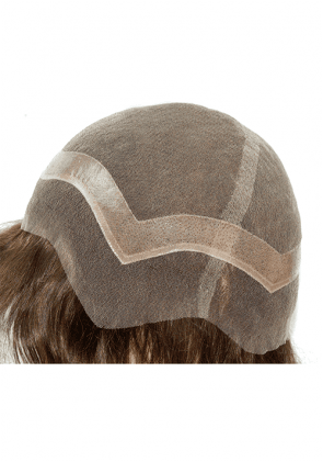 T296 | Peluca Completa Personalizada de Encaje y Poliuretano. Transpirable y de Fácil Colocación.