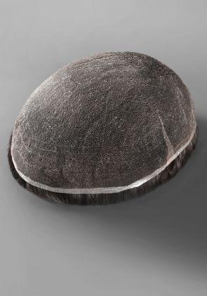 Champion Senior| Prótesis Capilar con Canas de Encaje Frances Completo. Altamente Transpirable y Cómodo de Usar