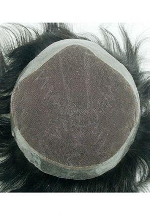 JQ1266 | Prótesis Capilar Personalizado de Cobertura Completa de Encaje y Perímetro de Skin, Transpirable y de Fácil Colocación