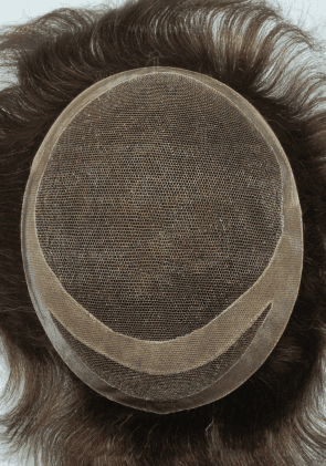 JQ373 | Prótesis Capilar Personalizado de Encaje Alemán con Perímetro de Skin. Transpirable y de Fácil Colocación