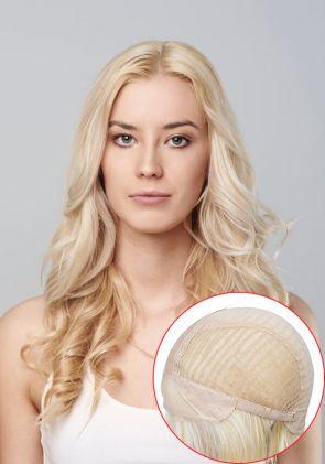 Kyla | Peluca para Mujer Médica y Oncológica de Cobertura Completa de Malla con Seda y Encaje Frontal con Cabello Remy. Cómoda de Usar y Transpirable