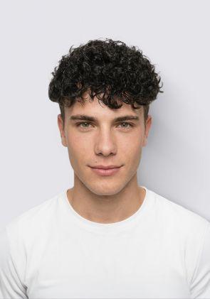 Permanente de 20mm | Prótesis Capilar Estilizado con Permanente. Rizo de 20mm. Base de Skin super delgado de 0.06mm