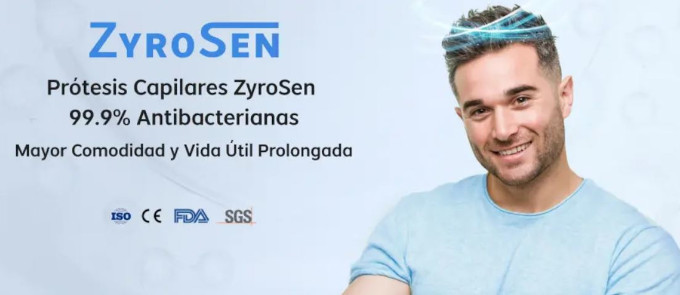 Protesis Capilares Antibacterianas ZyroSen de Lordhair