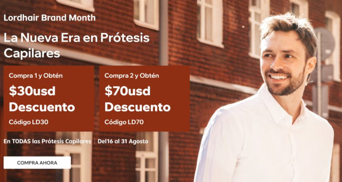Aniversario de Lordhair - Promociones y descuentos especiales en Prótesis Capilares