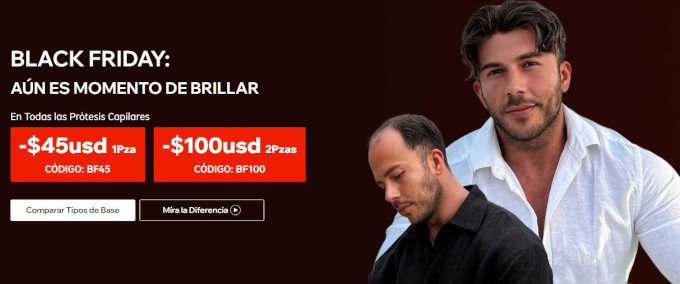 Ofertas y Descuentos de Black Friday en Lordhair