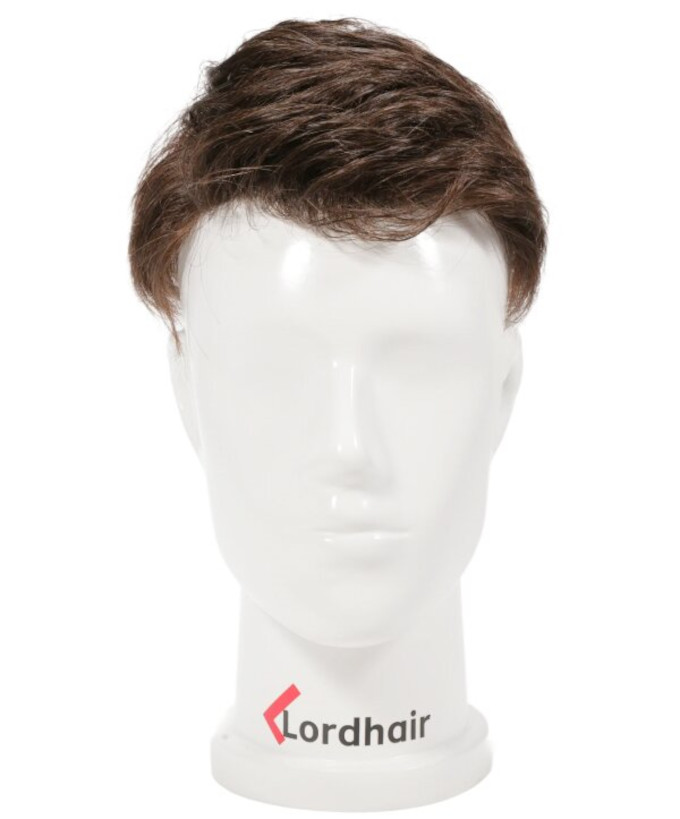 Corte texturizado con low taper para Peluca de Hombre
