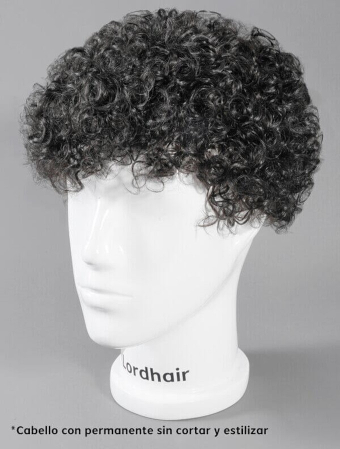 Protesis Capilar para hombre con permamente