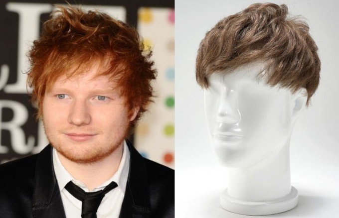Prótesis Capilar con Estilo de Corte Fringe Asimétrico para Hombre con Cara Redonda