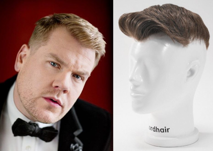 Corte Quiff en Prótesis Capilar para Hombre con Rostro Redondo