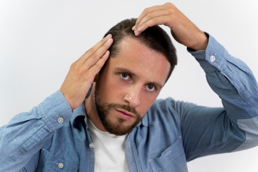 Fases iniciales de pérdida de cabello en hombres
