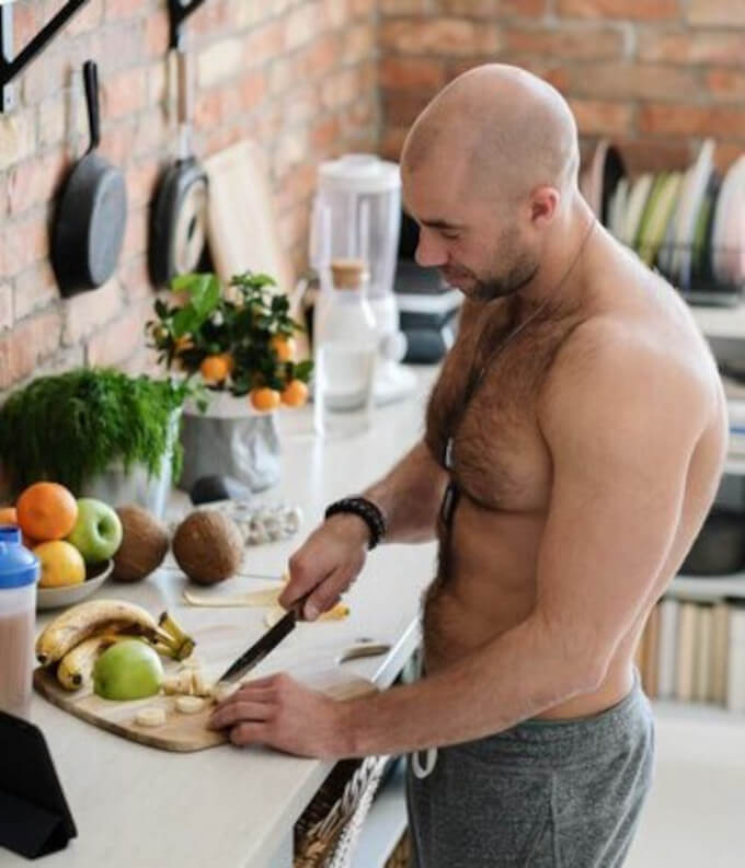 Estilo de vida saludable en un hombre metrosexual